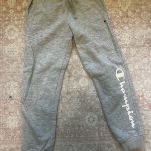 Champion kids Gray Jogger Sweatpants - Logo Track Pants
